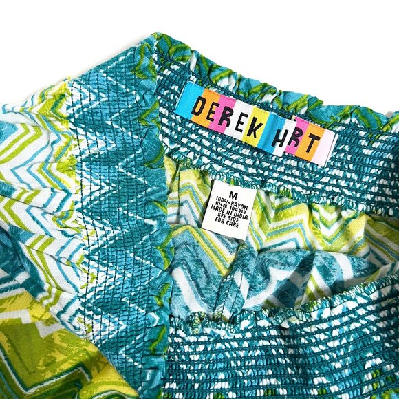 Derek Heart Green & Yellow Shorts (medium) - Picture 4 of 6